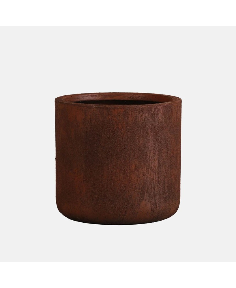 MACETA CAMPANA REMIS 42X41 CM CORTEN