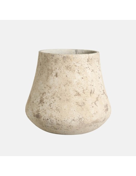 MACETA BRELA 55X51CM CREMA
