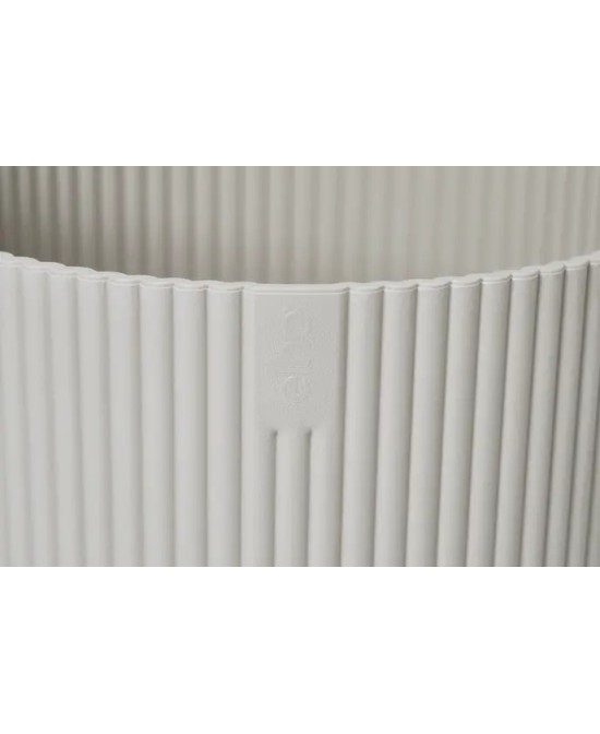 MACETA VIBES FOLD REDONDA 14CM BLANCO LINO