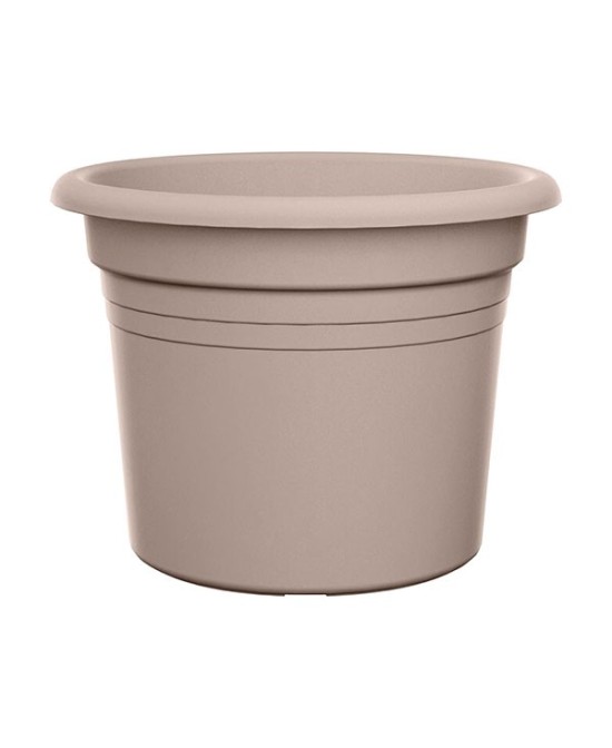 Macetero Cilindro 25cm Taupe Diseño Moderno y Funcional