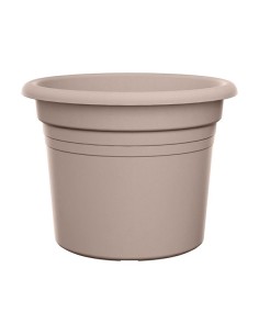 Macetero Cilindro 25cm Taupe Diseño Moderno y Funcional