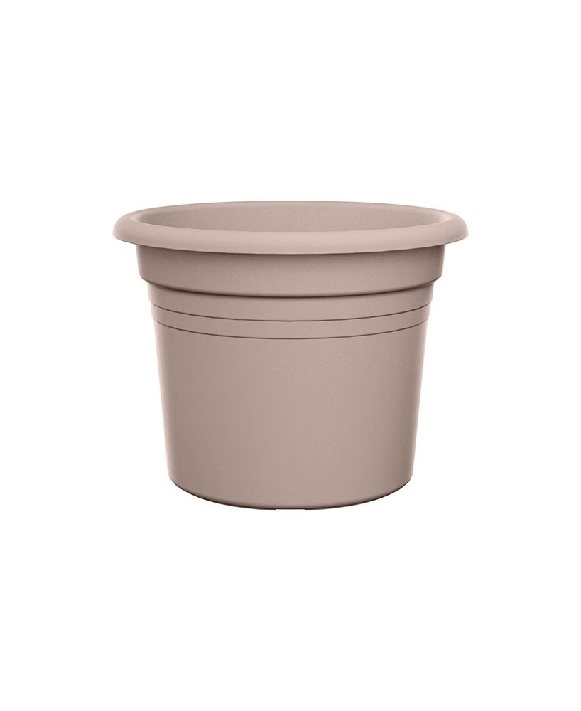 Macetero Cilindro 25cm Taupe Diseño Moderno y Funcional