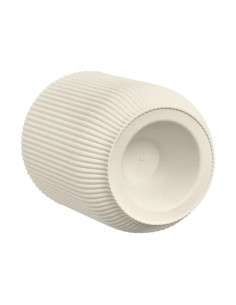 MACETA VIBES FOLD OEQUIDEA HOOG 12.5CM BLANCO LINO 2