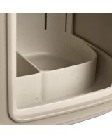 COMEDERO PARA PAJAROS COSY 18CM BEIGE