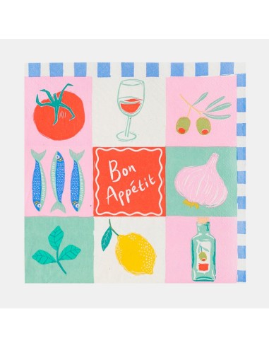 SERVILLETAS DE 33CM BON APPETIT