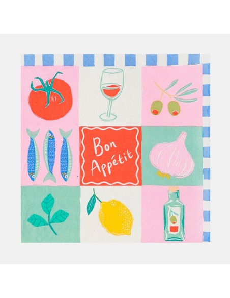 SERVILLETAS DE 33CM BON APPETIT
