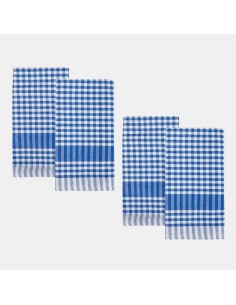 SERVILLETAS DE TELA AZUL 45X45CM GINGHAM