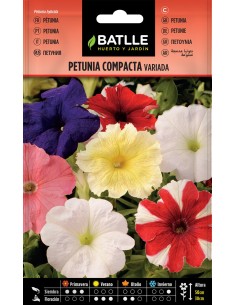 SEMILLA PETUNIA COMPACTA VARIADA