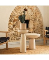 Maceta Sita 18,5x18 cm Arena Diseño Moderno y Elegante para Interiores y Exteriores