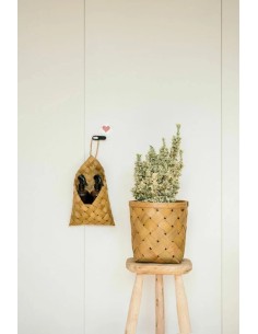 BASKET PALMA 26X26CM NATURAL 2