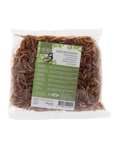 BOLSA DE GUSANOS DE HARINA SECOS 125G