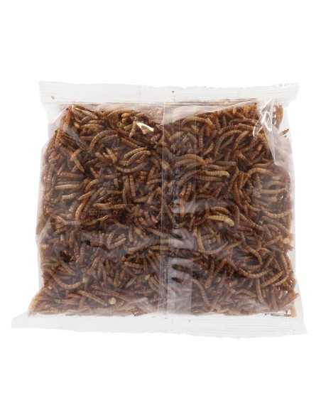 BOLSA DE GUSANOS DE HARINA SECOS 125G