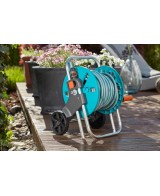 Carro CleverRoll S GARDENA  Organizador compacto para mangueras de jardín


