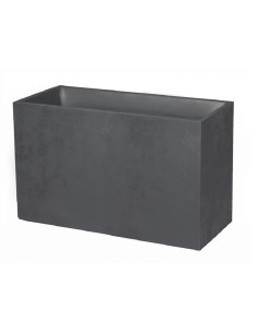JARDINERA MURETE BASALTO 100X40X60 ANTRACITA