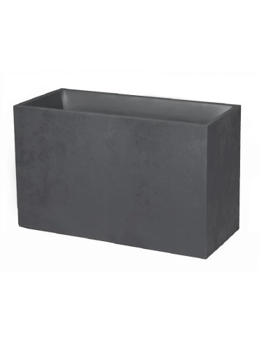JARDINERA MURETE BASALTO 100X40X60 ANTRACITA