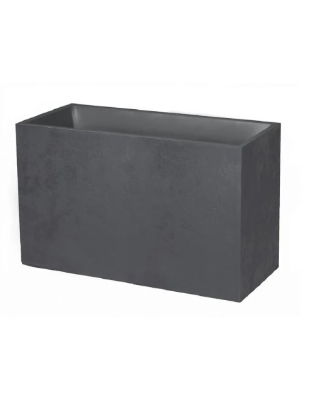 JARDINERA MURETE BASALTO 100X40X60 ANTRACITA