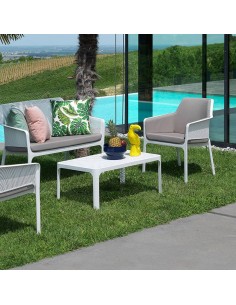 Mesa Net 100 Tortora | Mesa Exterior Moderna y Resistente  Endanea Garden

 2