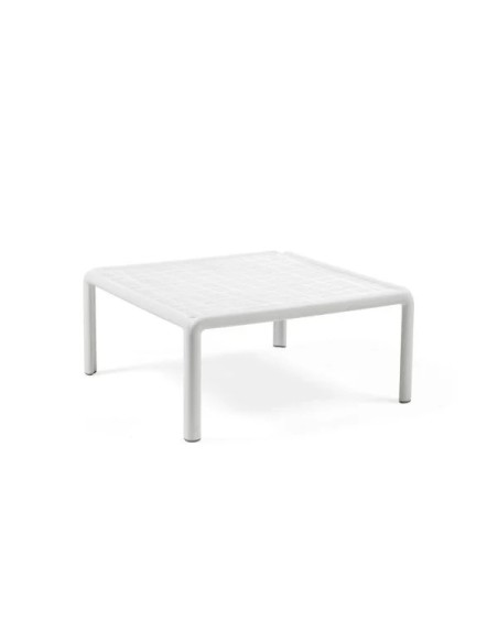 Mesa Komodo Tavolino Blanco | Mesa Moderna y Compacta para Interior y Exterior  Endanea Garden

