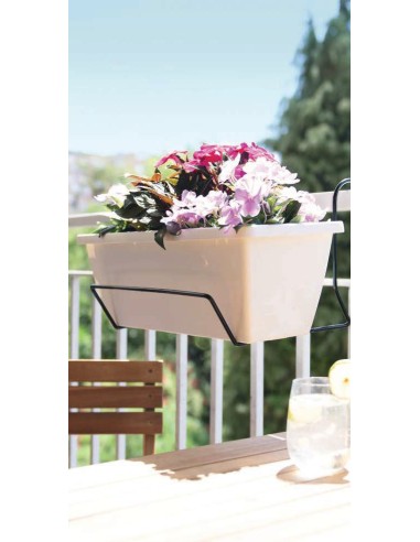 SOPORTE JARDINERA GANCHO GRIS