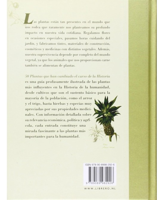 LIBRO 50 PLANTAS QUE HAN CAMBIADO EL CURSO DE LA HISTORIA