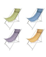 SILLA DE TELA A RAYAS VARIOS COLORES