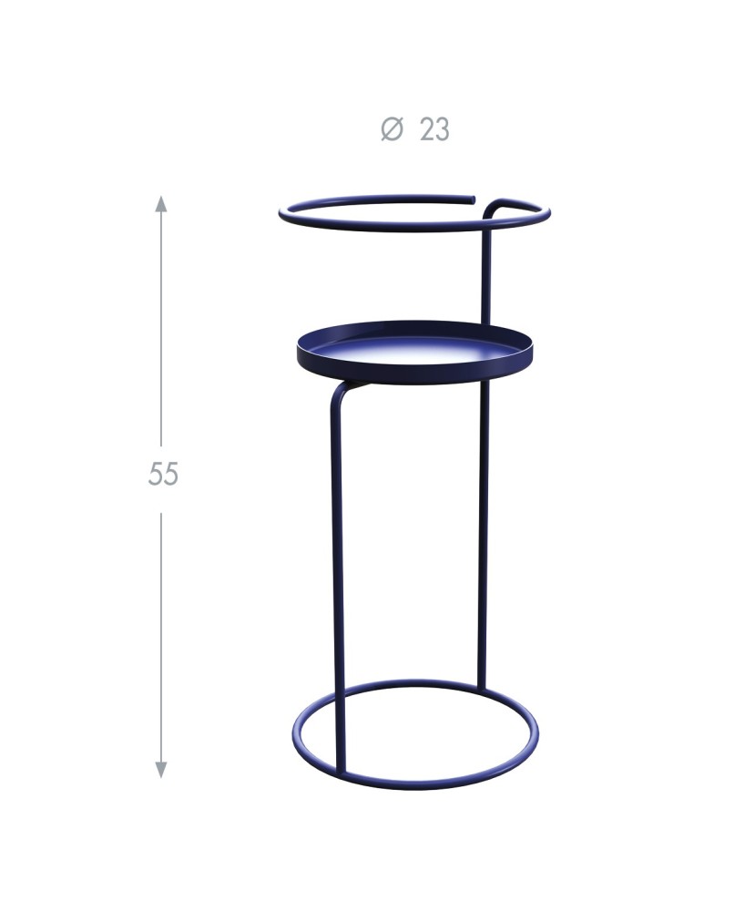 PEDESTAL CYLINDRA AZUL