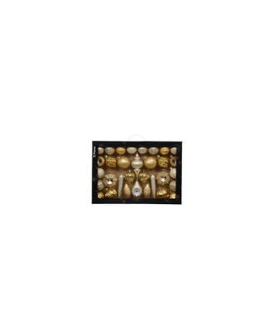 MIXBOX BOLAS NAVIDAD DORADAS L.33.5cm x W.8cm x H.47.3cm