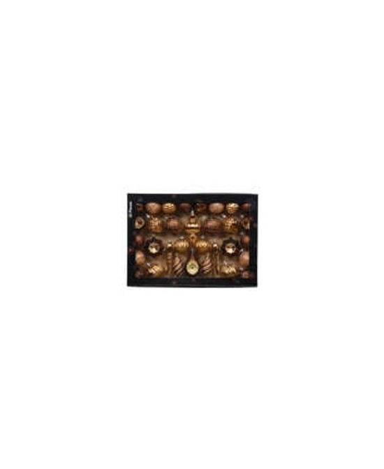 MIXBOX BOLAS NAVIDAD  MARRONES L.33.5cm x W.8cm x H.47.3cm