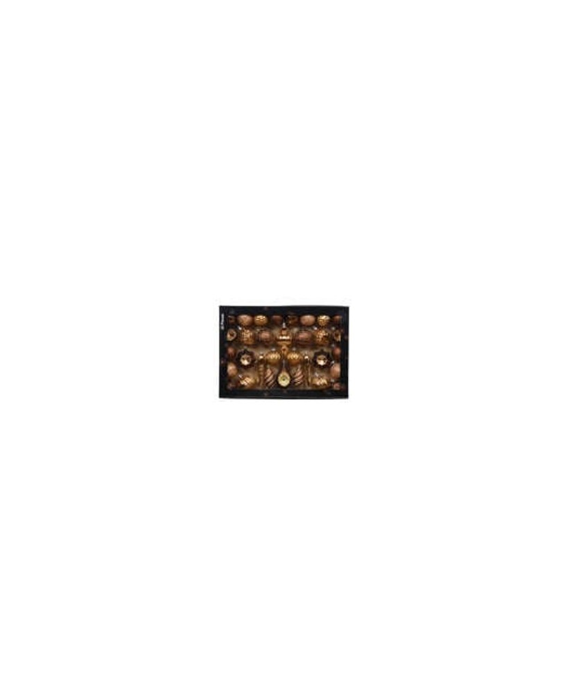 MIXBOX BOLAS NAVIDAD  MARRONES L.33.5cm x W.8cm x H.47.3cm