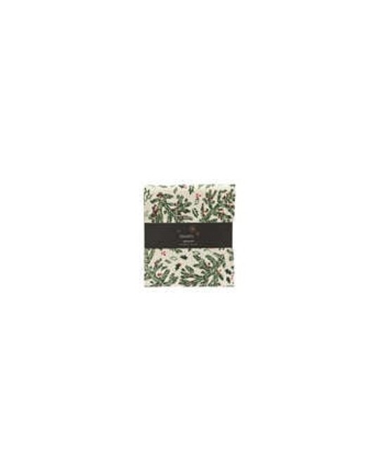 MANTEL NAVIDAD BLANCO/VERDE   L.240cm x W.140cm x H.0.1cm