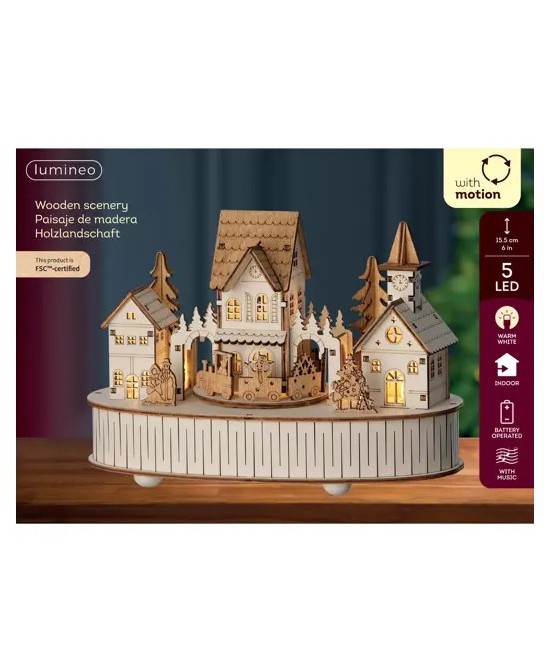 ESCENARIO LED L.12cm x W.22cm x H.15.5cm