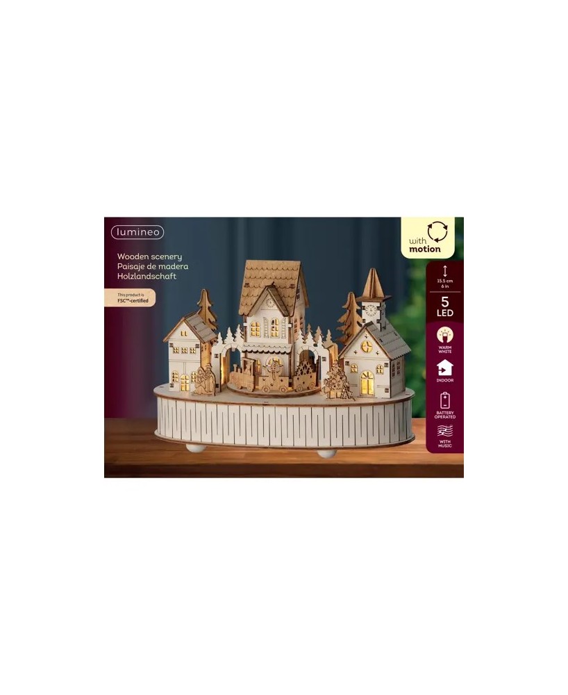 ESCENARIO LED L.12cm x W.22cm x H.15.5cm