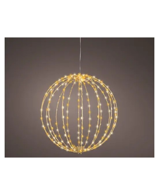 GUIRNALDA MICROLED CON BOLAS METALICAS 38CM