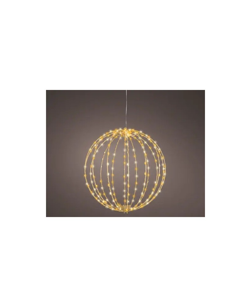 GUIRNALDA MICROLED CON BOLAS METALICAS 38CM