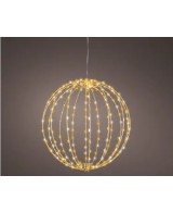 GUIRNALDA MICROLED CON BOLAS METALICAS 38CM