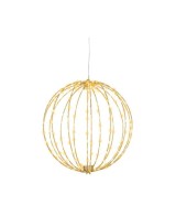 GUIRNALDA MICROLED CON BOLAS METALICAS 38CM
