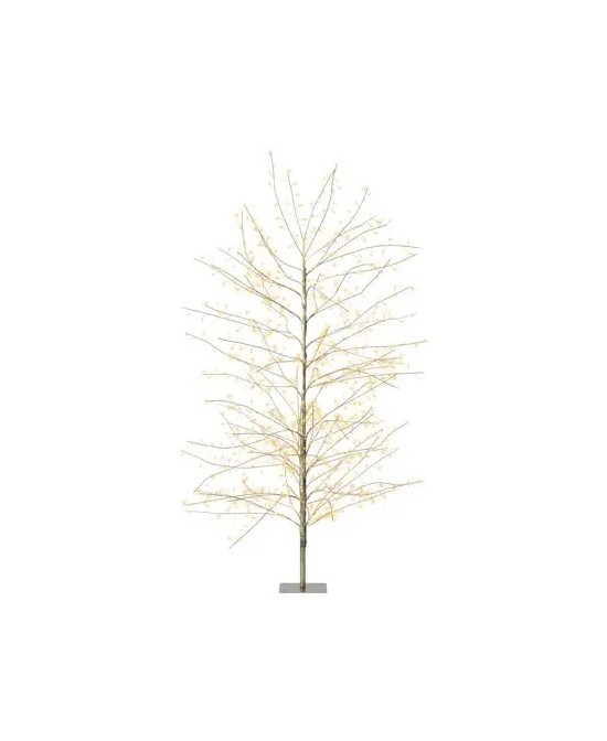 ARBOL MICROLED BLANCO  LUZ CALIDA  D.60cm x H.150cm