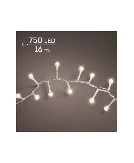 LUCES LED CEREZO LED TRANSPARENTE L.1600cm