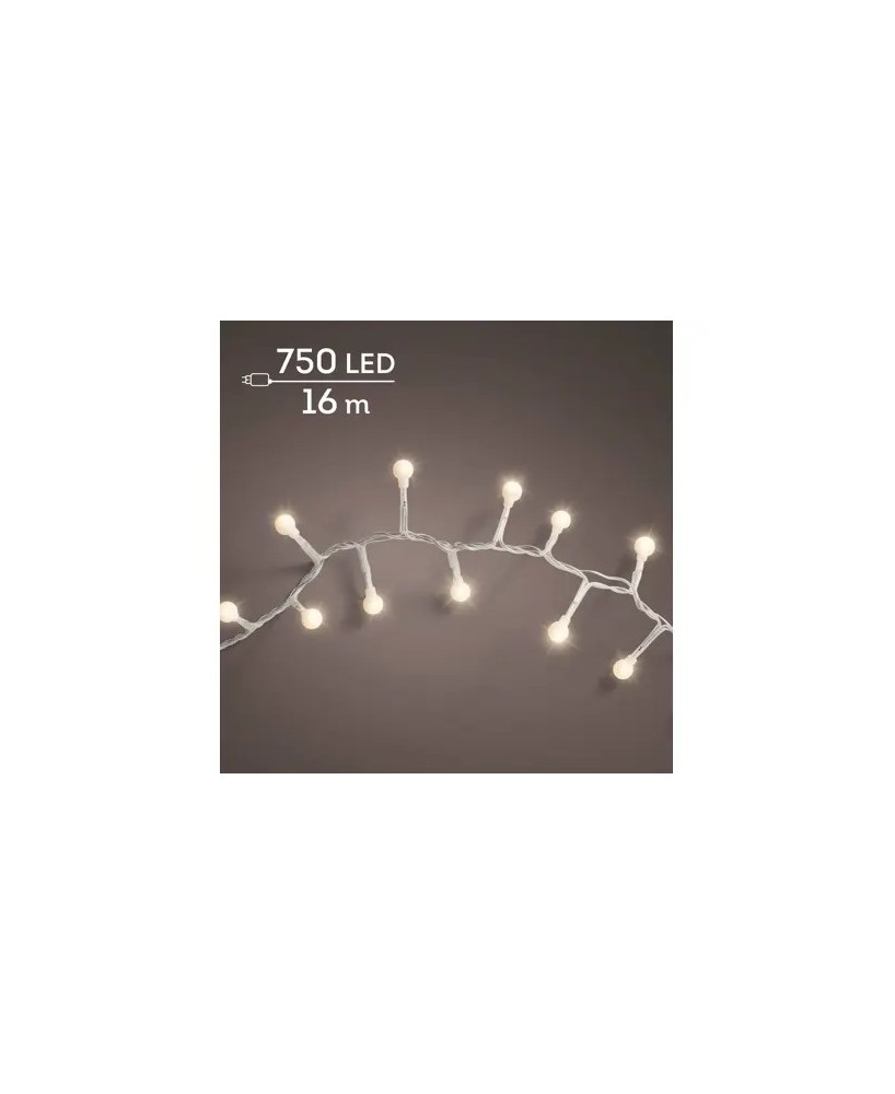 LUCES LED CEREZO LED TRANSPARENTE L.1600cm