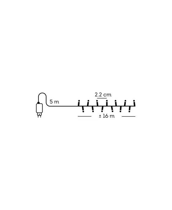 LED 8 FUNCIONES BLANCO 1600CM