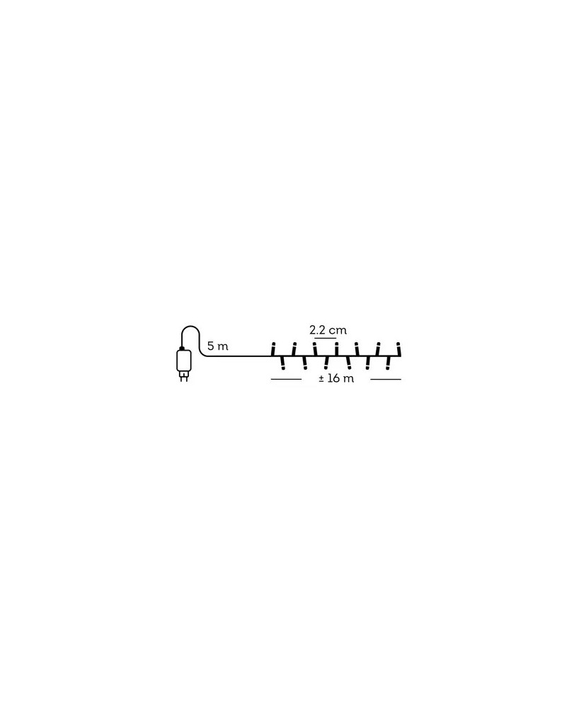 LED 8 FUNCIONES BLANCO 1600CM