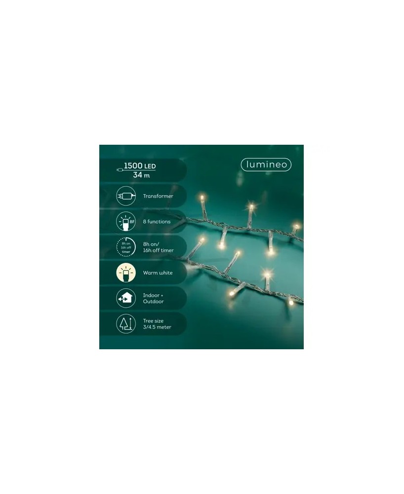 LUCES LED INTERMITENTE  BLANCO L.3400cm