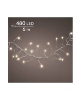 MICRO LED COMPACT SILVER/CALIDO 600CM