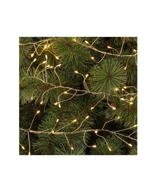 GUIRNALDA  MICROLED SILVER/CALIDO 1800CM