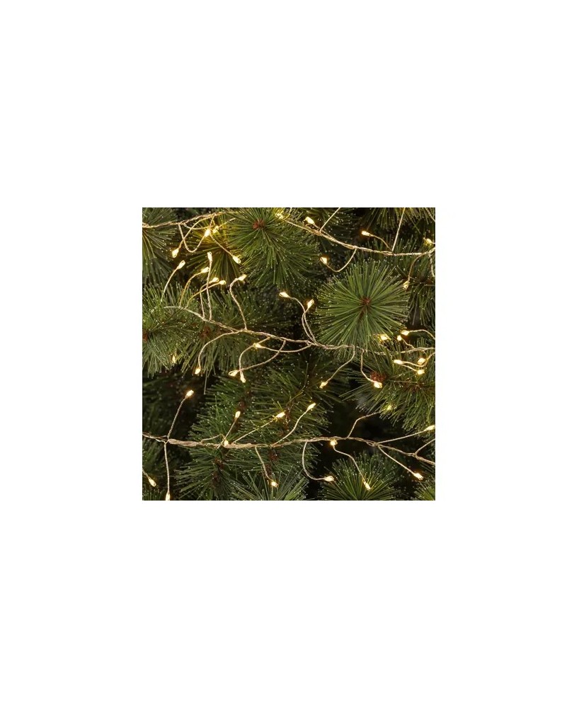 GUIRNALDA  MICROLED SILVER/CALIDO 1800CM
