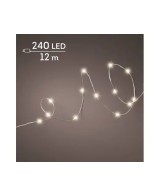 GUIRNALDA DE LUCES LED PLATA/BLANCO CALIDO 1195L
