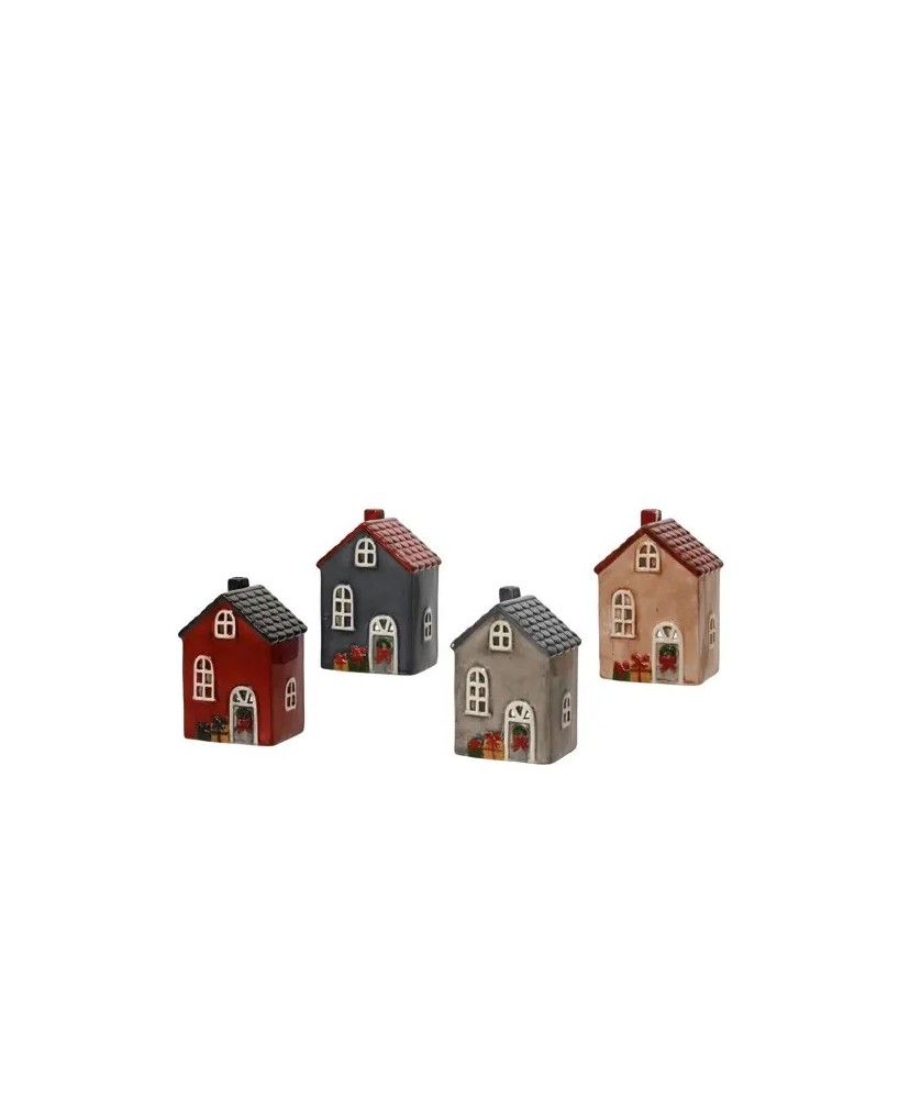 PORTAVELAS FORMA CASITA  L.9.5cm x W.6.9cm x H.13.8cm