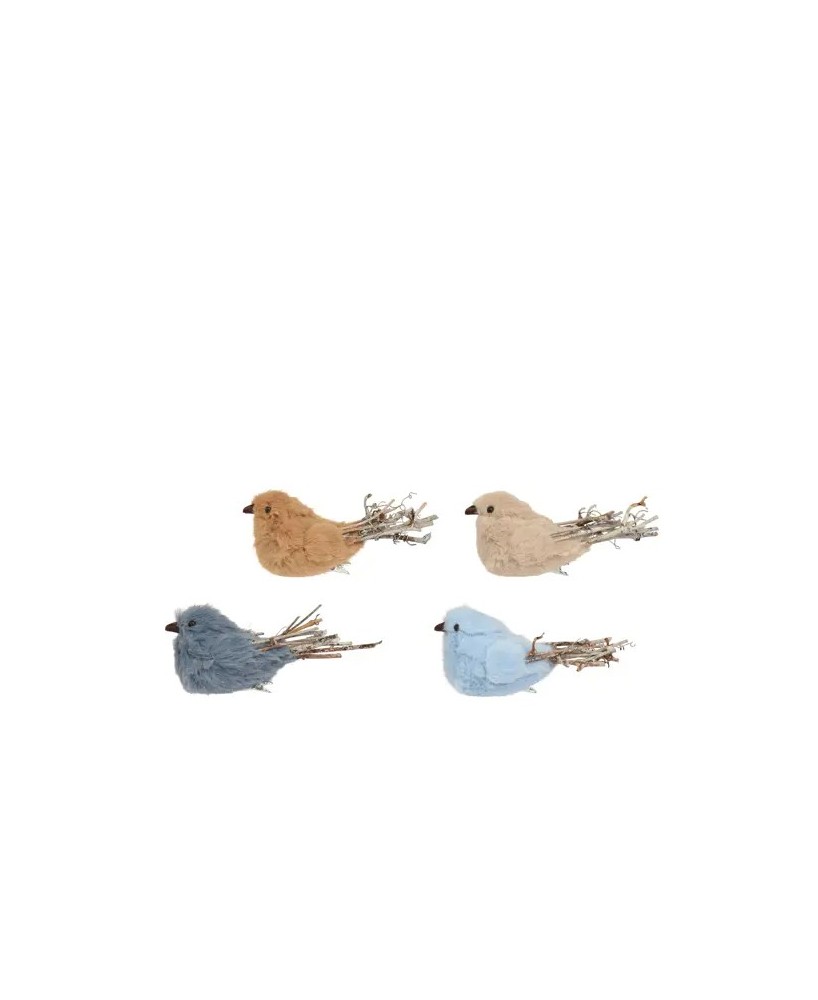 PAJARO EN CLIP L.12cm x W.5cm x H.6cm