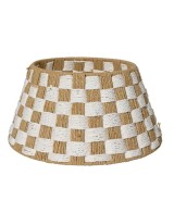 BASE ARBOL NAVIDAD BLANCO/BEIGE D.70cm x H.28cm