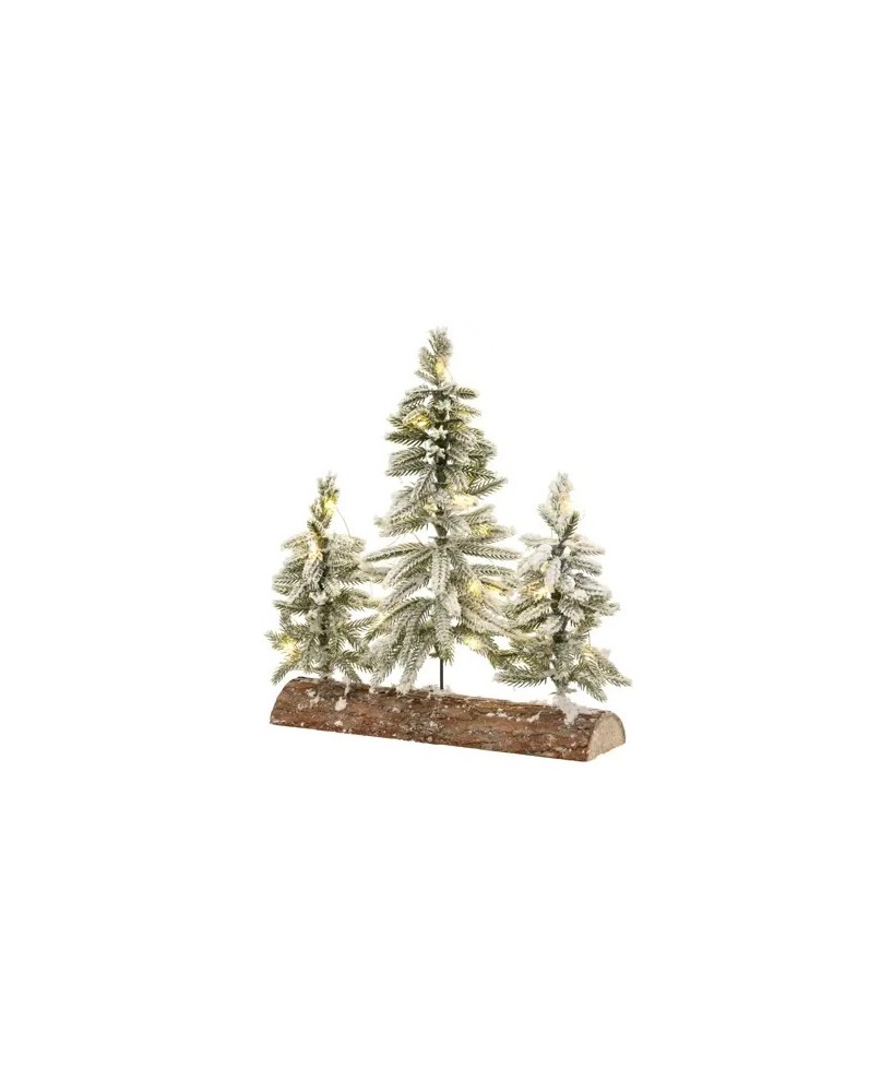 CENTRO DE MESA PINOS NEVADOS L.28cm x W.10cm x H.30cm